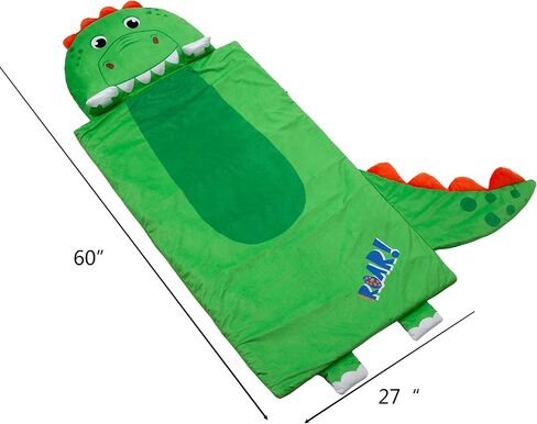Kid's Nap Buddies Character Preschool Nap Mat, Toddler Sleeping Bag with Pillow for Daycare, Ages 3+ in Kuwait