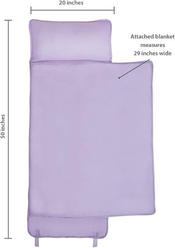 EVERYDAY KIDS Toddler Nap Mat with Removable Pillow -Fire Police Rescue- Carry Handle Fastening Straps Closure, Rollup Design, Soft Microfiber for Preschool, Daycare, Sleeping Bag -Ages 2-6 Years in Saudi Arabia