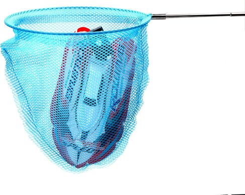 USATDD أطفال تلسكوبي فراشة شباك الصيد كبيرة لاصطياد الحشرات الحشرات الأسماك كاتربيلر الدعسوقة شبكات أدوات خارجية ملونة قابلة للتمديد 34 بوصة (5 حزمة) in Kuwait