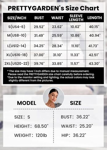 فستان PRETTYGARDEN نسائي صيفي متوسط ​​الطول بنقشة الزهور وأكمام قصيرة ورقبة مربعة وحاشية مكشكشة فستان كوكتيل حورية البحر in Kuwait