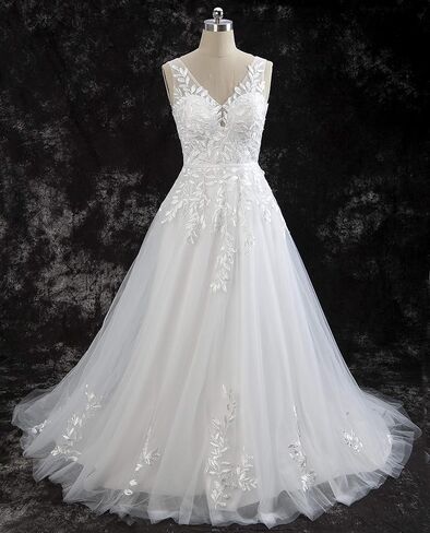 Wedding Dress for Bride 2020,Beach Vintage A Line Backless Boho Lace Summer Wedding Dresses Women Plus Size Wedding Dress in Saudi Arabia
