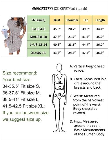 MEROKEETY Women's Summer Striped Short Sleeve T Shirt Dress Casual Tie Waist with Pockets in Saudi Arabia