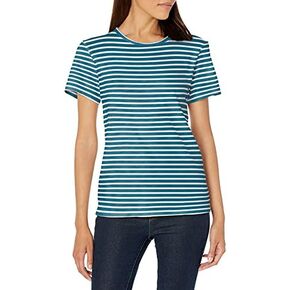 تي شيرت أساسي برقبة دائرية وأكمام قصيرة للنساء من Lucky Brand in Saudi Arabia