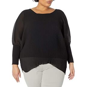 تونيك نسائي طويل الأكمام مصنوع في إيطاليا بحاشية غير متماثلة in Kuwait