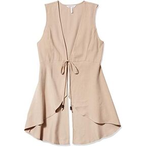 BCBGeneration womens Front-tie Long Vest in Kuwait