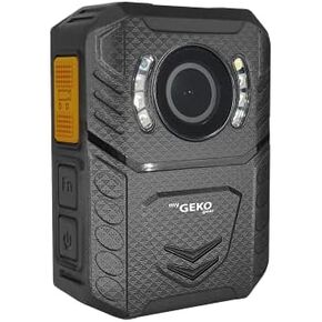 myGEKOgear Aegis 100 Super HD 1296p Police Body Camera, Audio Recording Wearable, Password Protected, 9 Hours, IP65 Waterproof, Night Vision, Police Body Camera for Law Enforcement in Kuwait