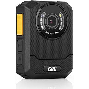 كاميرا جسم الشرطة GRC 1296P مع صوت، ذاكرة 128 جيجابايت، رؤية ليلية، شاشة عرض 2 بوصة، كاميرا محمولة مقاومة للماء، كاميرا جسم ممتازة لتسجيل إنفاذ القانون، الاستخدام الشخصي in Kuwait