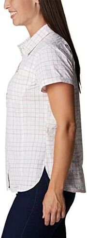 Columbia Women's Silver Ridge Novelty Ss Shirt in Saudi Arabia