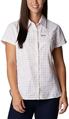 Columbia Women's Silver Ridge Novelty Ss Shirt in Saudi Arabia