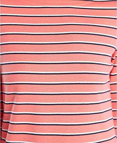 Nautica Women's Boatneck 3/4 Sleeve 100% Cotton Shirt in Saudi Arabia