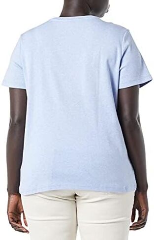 Tommy Hilfiger Women's Short Sleeve V-Neck T-Shirt (Standard and Plus Size) in Saudi Arabia