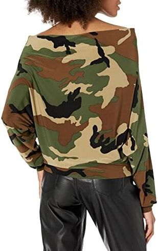 Norma Kamali Women's Drop Shoulder All in One Cropped Top in Saudi Arabia