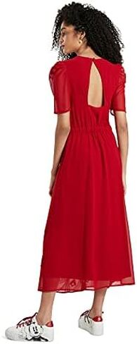 Desigual Women's Woven Dress Short Sleeve in Saudi Arabia