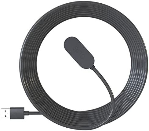 Arlo Certified Accessory - Indoor Magnetic Charging Cable - 8 ft, Compatible with Arlo Ultra, Ultra 2, Pro 3, Pro 4 and Pro 3 Floodlight Cameras Only, Black - VMA5001C in Saudi Arabia