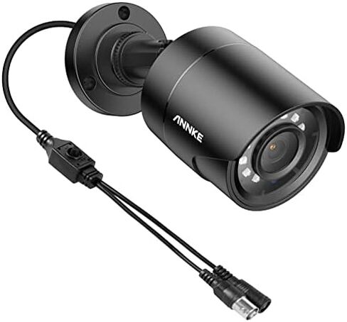 ANNKE 1080p Security Camera 4-in-1 CCTV Bullet Wired Camera, AHD/TVI/CVI/CVBS, IP66 Weatherproof Analog Surveillance Video Add–On Camera for Indoor and Outdoor Use, 100 ft Clear Night Vision - E200 in Kuwait