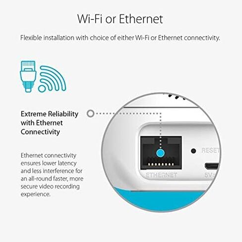 D-Link Security WiFi Smart Camera Full HD Pan/Tilt Wireless Security, Motion & Night Vision, 2 Way Audio, Cloud & Local Recording, Amazon Alexa Google Assistant (DCS-8526LH-US) in Saudi Arabia