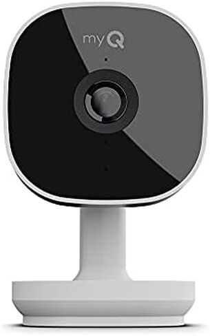 myQ Smart Garage HD Camera - Wifi Enabled - myQ Smartphone Controlled - Two Way Audio - Model SGC1WCH, White in Saudi Arabia