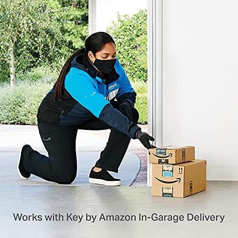 myQ Smart Garage HD Camera - Wifi Enabled - myQ Smartphone Controlled - Two Way Audio - Model SGC1WCH, White in Saudi Arabia