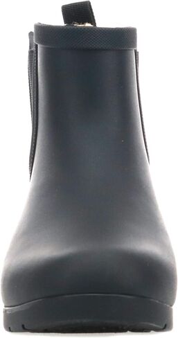 Chooka Women's Delridge Waterproof Faux Fur Chelsea Rain Boot Slip On | Ladies pull-on street style shoes with plush lining, built for puddles, styled for the city in Kuwait