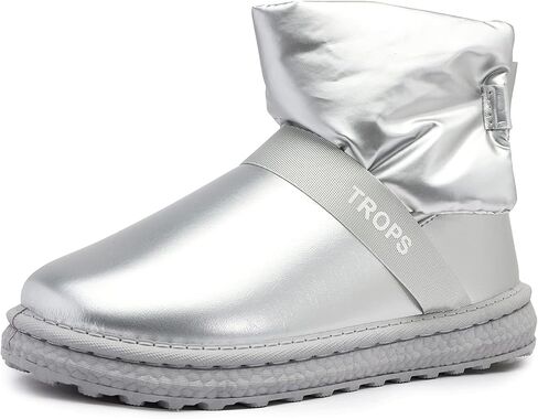 حذاء Stylein النسائي الكلاسيكي بخطاف وحلقة للكاحل قصير للشتاء الدافئ للثلج in Kuwait