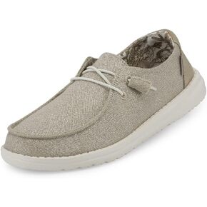 Hey Dude Women's Wendy Linen | Women’s Shoes | Women’s Lace Up Loafers | Comfortable & Light-Weight in Saudi Arabia