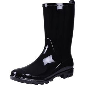 أحذية المطر النسائية من Litfun متوسطة الساق مقاومة للماء وخفيفة الوزن للحديقة in Kuwait