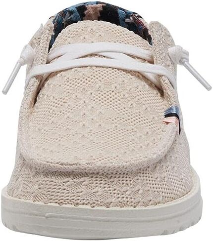 Hey Dude Women's Wendy Boho Aztec Pink Size 9 | Women’s Shoes | Women’s Lace Up Loafers | Comfortable & Light-Weight in Saudi Arabia