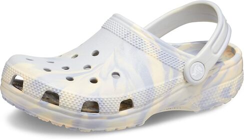 كروكس - قبقاب كلاسيكي برسومات مصبوغة للأطفال من الجنسين (طفل صغير/طفل كبير) in Kuwait