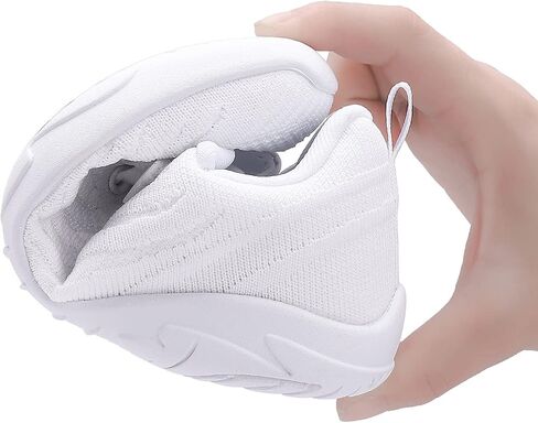 Girls White Cheerleading Shoes Lightweight Competition Tennis Shoes Women Hip Hop Gymnastics Dance Sneakers | High-performance Competition Cheerleading Shoes Designed for Girls Perfect for Stunting Tumbling and Athletic Practice in Saudi Arabia