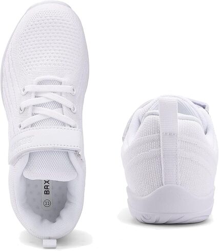 Girls White Cheerleading Shoes Lightweight Competition Tennis Shoes Women Hip Hop Gymnastics Dance Sneakers | High-performance Competition Cheerleading Shoes Designed for Girls Perfect for Stunting Tumbling and Athletic Practice in Saudi Arabia