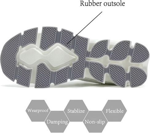 Wrezatro Women's Slip on Walking Running Shoes Blade Tennis Casual Fashion Sneakers Comfort Non Slip Work Sport Athletic Trainer in Saudi Arabia