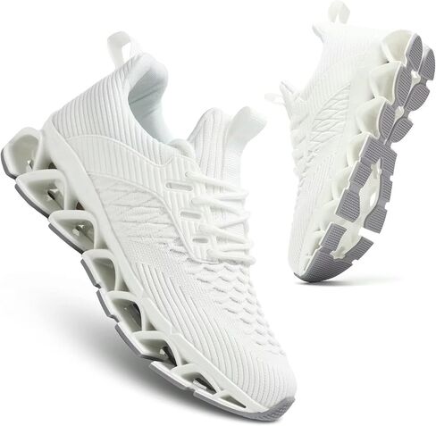Wrezatro Women's Slip on Walking Running Shoes Blade Tennis Casual Fashion Sneakers Comfort Non Slip Work Sport Athletic Trainer in Saudi Arabia