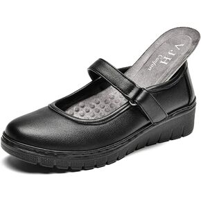 VJH confort Women s Mary Jane Flats, Breathable Comfort Round Toe Low Heel Slip-on Light Weight Walking Shoes in Saudi Arabia