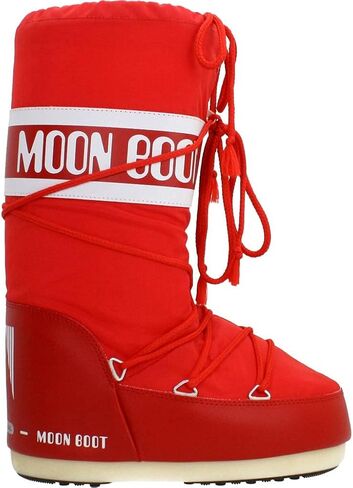 حذاء Tecnica Moon Boot للجنسين من النايلون للشتاء، أحمر، 39-41 EU، 7-8.5 US للرجال، 8-10 US للسيدات in Kuwait