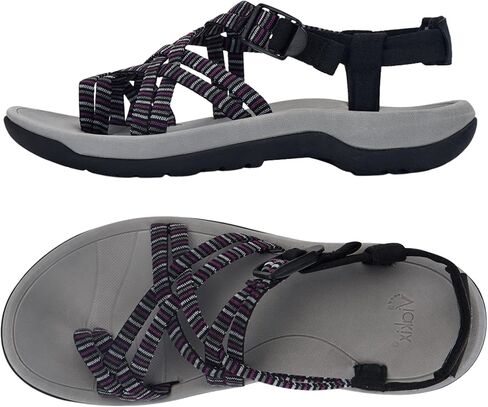 Viakix Womens Walking Sandals: Cute Stylish Comfy Athletic Sport Outdoor Hiking Sandal for Trekking Water Wide Width Beach in Saudi Arabia