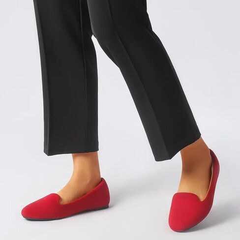 MUSSHOE Flats Shoes Women Comfortable Round Toe Memory Foam Women's Flats in Saudi Arabia