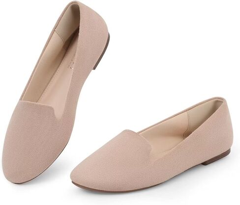 MUSSHOE Flats Shoes for Women Slip on Round Toe Comfortable Women's Flats Ballet Flats Shoes Loafers in Saudi Arabia