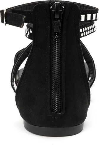 Luffymomo Women's Gladiator Strap Sandals, | Ankle Strap Flat Sandals,Thong Cross Fisherman Shoes in Saudi Arabia