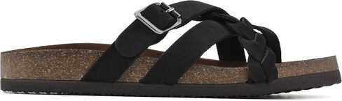 White Mountain Women's Harrington Braided Footbed Sandal in Saudi Arabia