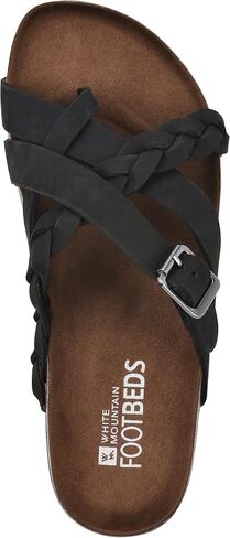 White Mountain Women's Harrington Braided Footbed Sandal in Saudi Arabia