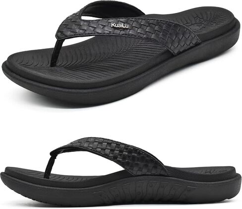 KuaiLu Womens Flip Flops Ladies Yoga Mat Comfortable Walking Thong Sandals With Plantar Fasciitis Arch Support Slip On Indoor Outdoor For Summer in Saudi Arabia
