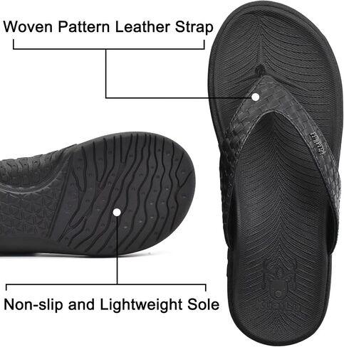 KuaiLu Womens Flip Flops Ladies Yoga Mat Comfortable Walking Thong Sandals With Plantar Fasciitis Arch Support Slip On Indoor Outdoor For Summer in Saudi Arabia