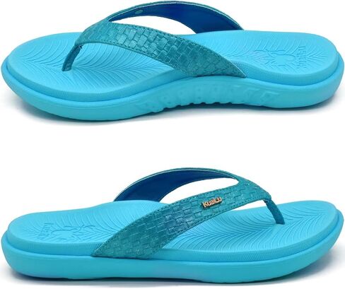 KuaiLu Womens Flip Flops Ladies Yoga Mat Comfortable Walking Thong Sandals With Plantar Fasciitis Arch Support Slip On Indoor Outdoor For Summer in Saudi Arabia
