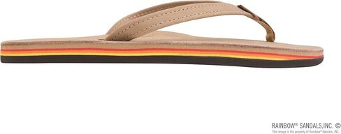 Rainbow Sandals Women's Single Layer Leather Sandal Narrow Strap in Kuwait