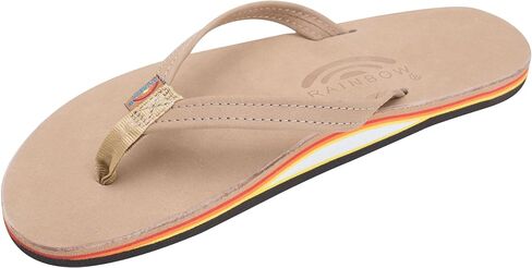 Rainbow Sandals Women's Single Layer Leather Sandal Narrow Strap in Kuwait