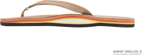 Rainbow Sandals Women's Single Layer Leather Sandal Narrow Strap in Kuwait
