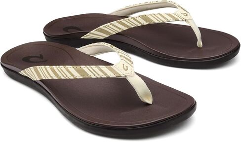 OLUKAI Ho'opio Women's Beach Sandals, Quick-Dry Flip-Flop Slides, Water Resistant & Modern Low Profile Design, All-Day Comfort Fit & Wet Grip Soles in Saudi Arabia