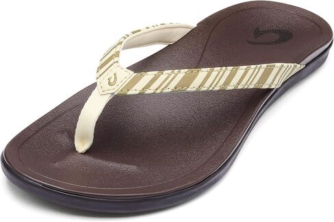 OLUKAI Ho'opio Women's Beach Sandals, Quick-Dry Flip-Flop Slides, Water Resistant & Modern Low Profile Design, All-Day Comfort Fit & Wet Grip Soles in Saudi Arabia