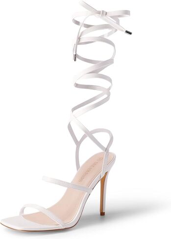 DREAM PAIRS High Heels Stilletos Heels for Women Strappy Gladiator Sexy Square Toe Heels Open Toe Heels Dressy Pumps Sandals in Saudi Arabia