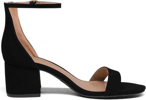 DREAM PAIRS Women's Comfort Low Block Heel Sandals | Chunky Heel Sandals, Open Toe Ankle Strap Dress Shoes, Comfortable Wedding Heels for Party, Prom and Formal Events in Saudi Arabia